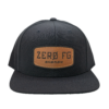 The Authentic YUP00NG Black Snapback w/ Saddle Brown Full Logo