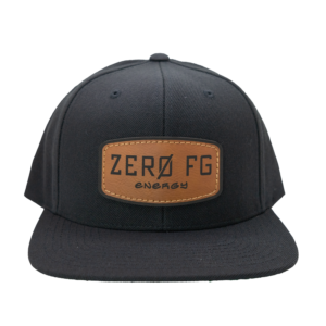 The Authentic YUP00NG Black Snapback w/ Saddle Brown Full Logo