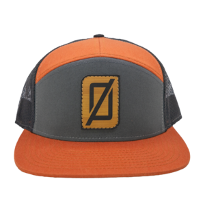 Richardson Orange Zero FG Flat Bill Snapback