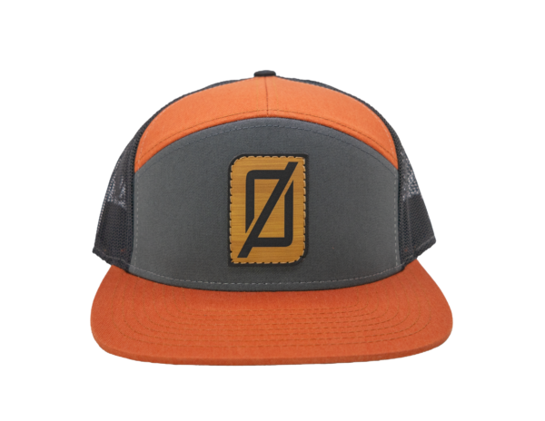 Richardson Orange Zero FG Flat Bill Snapback