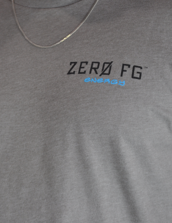 Zero FG Energy Drink Established 2020 Grey T-Shirt